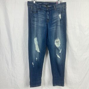 NWT! Lane Bryant Distressed Boyfriend Jeans